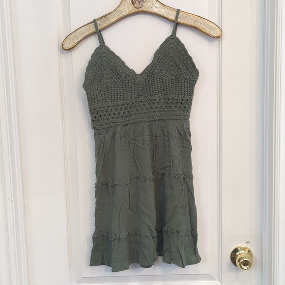 Streetwear Society Dresses & Skirts - Streetwear Society Olive Green Mini Dress